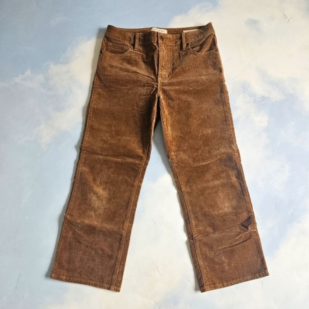 Pacsun Brown Corduroy Pants Crop Kick Flare Khaki Pants